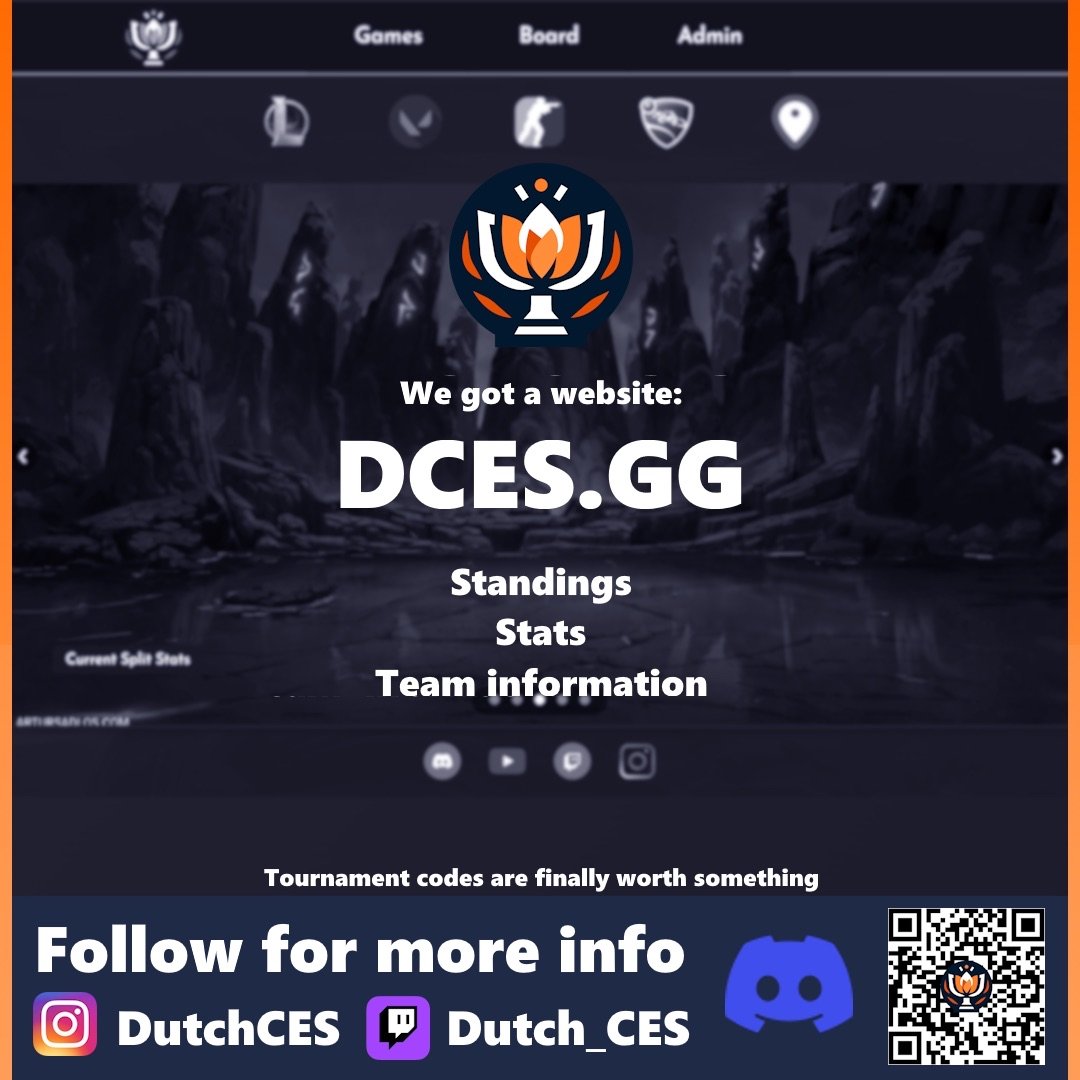 We have some big exciting news to share: our much anticipated website is finally finished!
You can check a the website here: dces.gg
Stay tuned for more information as we have some more exciting news to share next week.