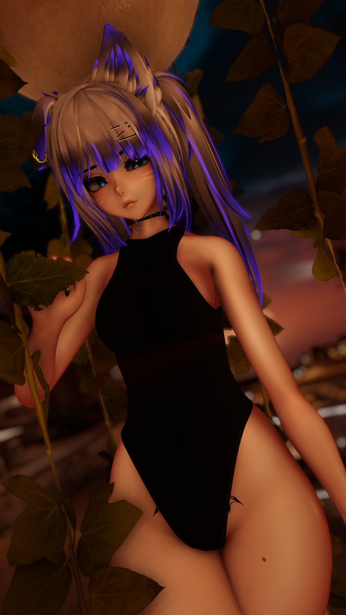 Moonlit mischief~✨🌙💜