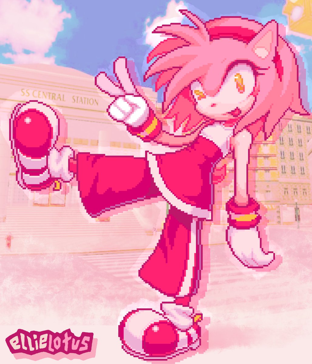 Riders Amy! 💕✨

#SonicTheHedgehog #fanart