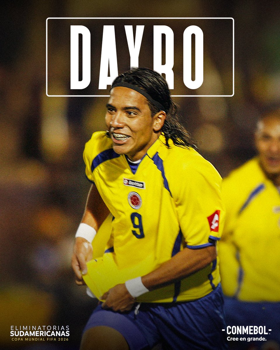 ¡Un goleador histórico que está de regreso! Bienvenido de nuevo a las #EliminatoriasSudamericanas, Dayro Moreno 👋🏻🇨🇴