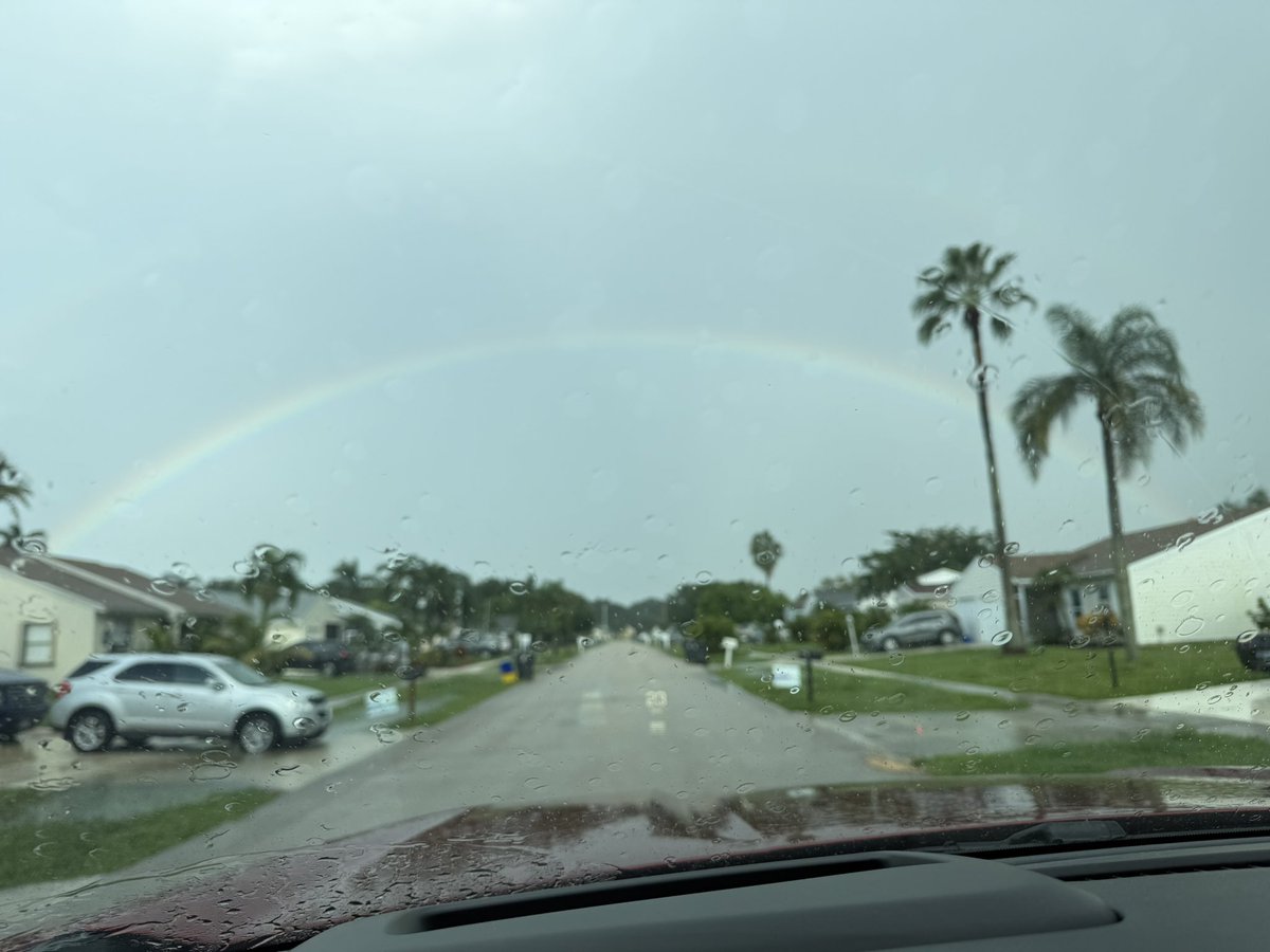 Rainbow after the storm 🌈⛈️