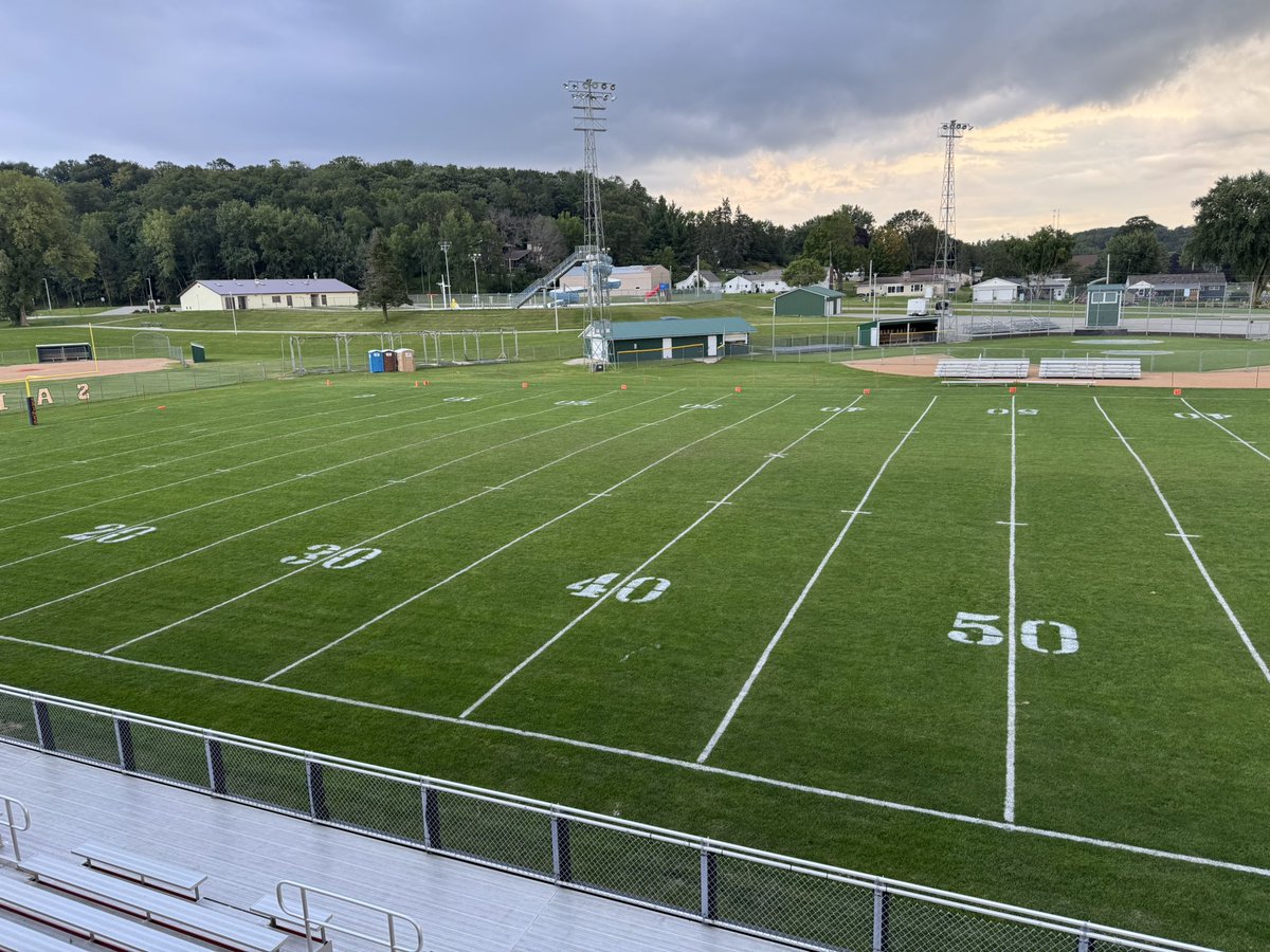 Excited to host our neighbors from Dover-Eyota to open the season tonight.