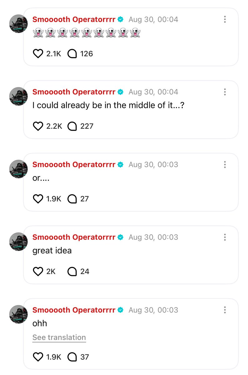 enhypenweverse's tweet image. [ #제이’s Reply ] 250830

OP: JAY... . you're literally lurking in ENGENE twitter side, might as well ask to be invited to the F1 x ENGENE group chat lmao no one will knowwww

🐈‍⬛: ohh
🐈‍⬛: great idea
🐈‍⬛: or....
🐈‍⬛: I could already be in the middle of it...?
🐈‍⬛: 👻👻👻👻👻👻👻👻👻…