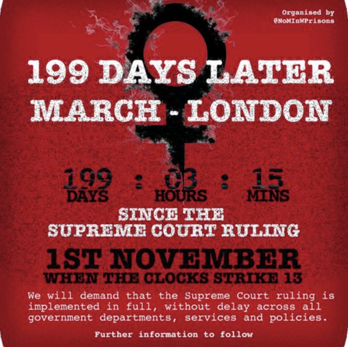 Lily Maynard (@lilylilymaynard) on Twitter photo We intend to hold our government accountable for its persistent disregard of the law and failure to uphold the Supreme Court ruling.
We march from Parliament to Downing Street London on November 1st. Join us!
#199DaysLater
#TheLawMakersAreLawBreakers
<a href="/acts_grassroots/">#199 Days Later</a> We intend to hold our government accountable for its persistent disregard of the law and failure to uphold the Supreme Court ruling.
We march from Parliament to Downing Street London on November 1st. Join us!
#199DaysLater
#TheLawMakersAreLawBreakers
<a href="/acts_grassroots/">#199 Days Later</a>