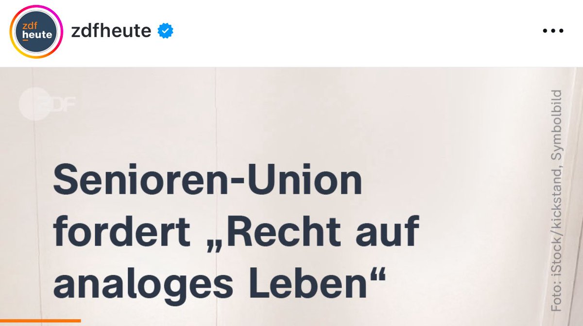 was zum Fick ist die „Senioren-Union“, die normale Union ist schon die Senioren-Union