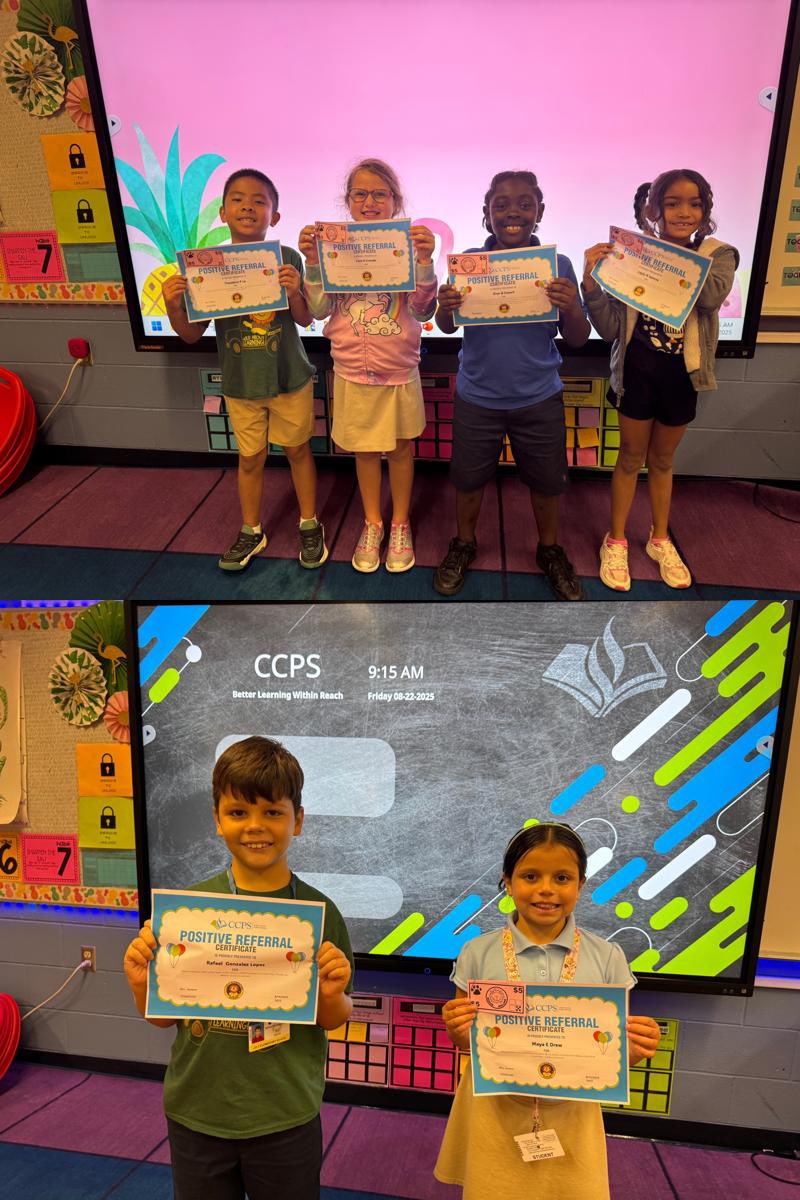 Celebrating these Lely Lions for making PAWSitive choices today! 🦁✨🐾🎉 @lelylionsroar <a href="/collierschools/">Collier County Public Schools</a> <a href="/CollierPBIS/">CCPS PBIS</a>