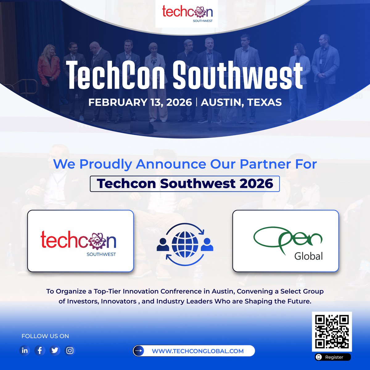 TechCon_Global's tweet image. 🌍Proud to welcome Open Global as a partner at TechCon SouthWest 2026!

They’re connecting startups with the right investors to turn bold ideas into real breakthroughs.

🔗 Secure your spot → Network with global leaders shaping the future.

#TechConSouthWest #OpenGlobal #TechCon