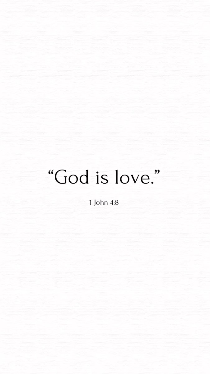 God is love.