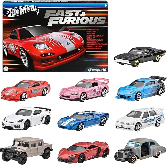 ミニカー Hotwheels FAST& FURIOUS EURO FAST Hot Wheels Retro Entertainment Fast & Furious Real Riders