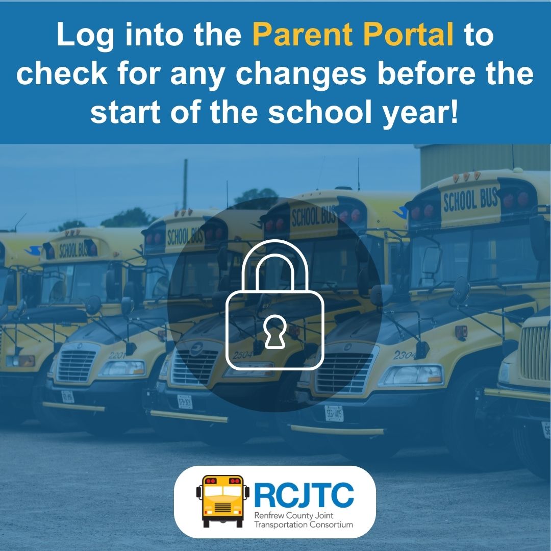 The RCJTC Parent Portal is where families can view their students' transportation assignments and sign up to receive transportation-related updates by email (including delays and cancellations). Learn more about how to create an account at ow.ly/JOGy50WMZrL.