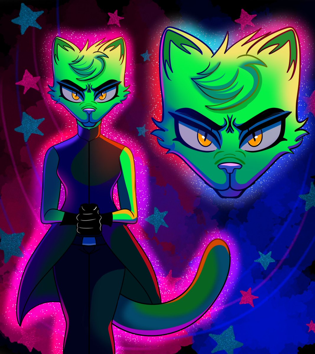 dahead1391676's tweet photo. FINISHED FINALLY!!!! #DigitalArtist #digitalarts #digitaldrawing #artmoots #artist #drawing #drawings #drawingart #drawingeverydaychallenge #draw #artistsontwitter #Cat #cats #Aliens #aliencat
GIVE NAME IDEAS she looks soooo good! https://t.co/iBXCIKvCng