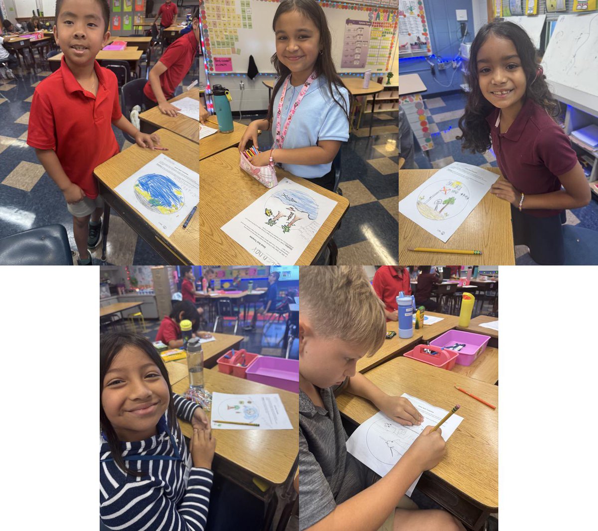 After learning about the Florida State Seal, our Lely Lions designed their own seals with symbols that represent Florida! 🦁🌴🌞🍊 @lelylionsroar <a href="/collierschools/">Collier County Public Schools</a>