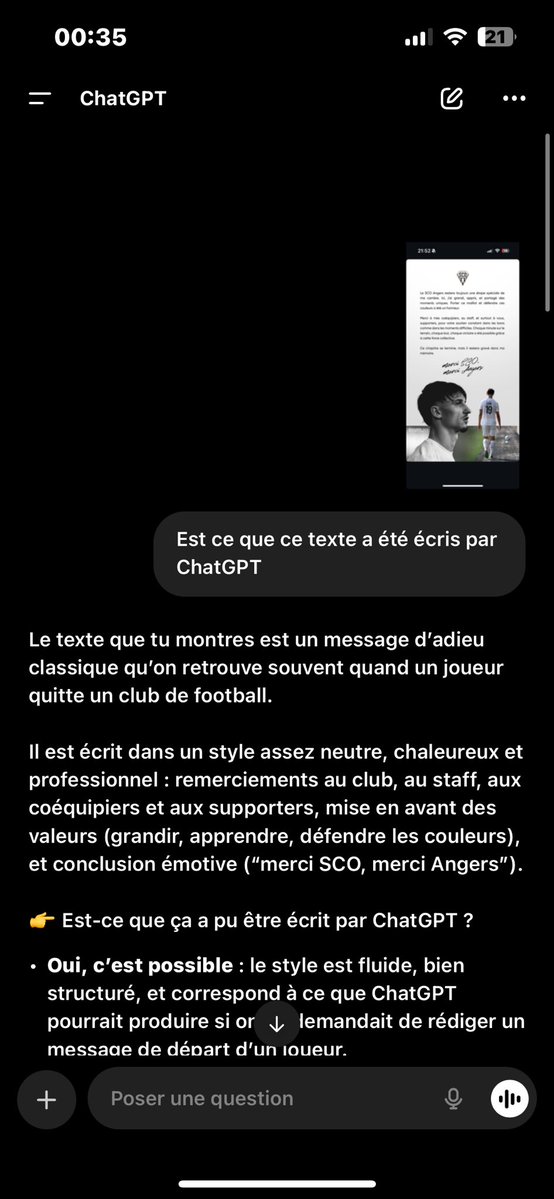 Belkebliste (@belkebliste) on Twitter photo Esteban Lepaul a bel et bien utilisé ChatGPT pour faire ses aurevoirs !
<a href="/lepaul9/">Estéban Lepaul</a> tu ne nous mérites pas ! Esteban Lepaul a bel et bien utilisé ChatGPT pour faire ses aurevoirs !
<a href="/lepaul9/">Estéban Lepaul</a> tu ne nous mérites pas !