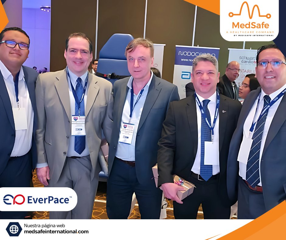 MedSafeint's tweet image. En MedSafe International nos enorgullece haber estado presentes en el Congreso Mexicano de Arritmias SOMEEC 2025 en compañía de EverPace™️ @MicroPortEP, haciendo el lanzamiento oficial de la tecnología en México. 

#EPeeps_Bot #EP_Bot #EPeeps