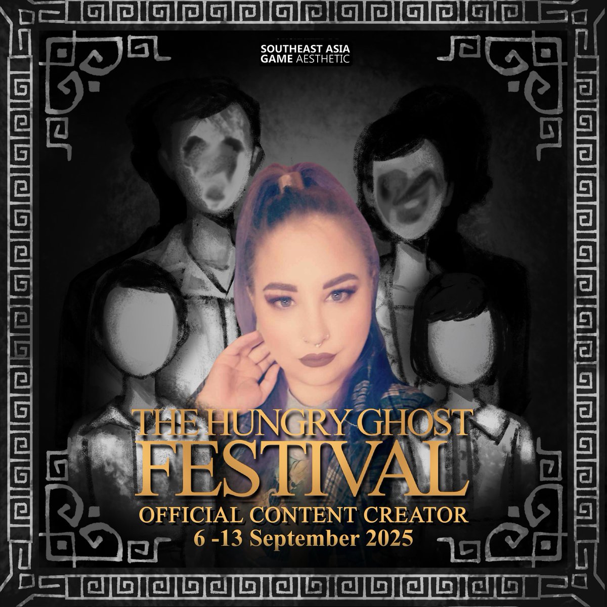 I'm excited to announce that I'm an official content creator for The Hungry Ghost Festival 👻

Thank you <a href="/SEAGamethetic/">South East Asia Game Aesthetic</a> for the opportunity!

Some truly amazing games in the line up!

Be sure to tune in for the festival between 6-13th September

🔮💖