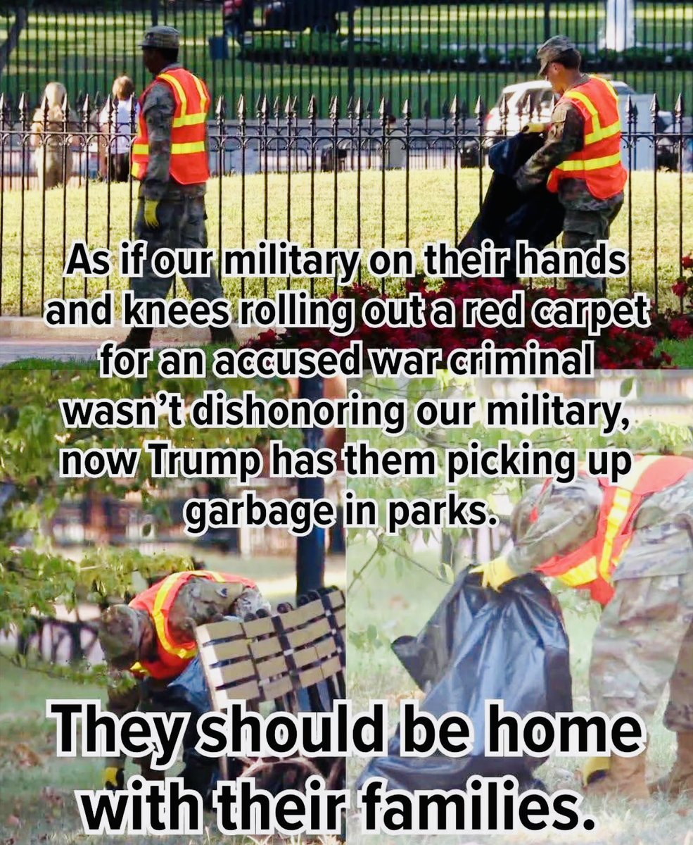 LynnZ (@zemanlynnz) on Twitter photo โViolent crimeโ in DC is so bad they've deployed the National Guard to pick up litter. ๐ โViolent crimeโ in DC is so bad they've deployed the National Guard to pick up litter. ๐