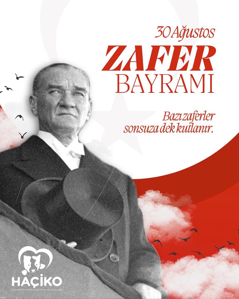 🇹🇷 30 Ağustos Zafer Bayramı Kutlu Olsun!

Bir milletin özgürlük destanı, bir ulusun bağımsızlığa yürüyüşüdür bugün… 
Başta Gazi Mustafa Kemal Atatürk olmak üzere, tüm kahramanlarımızı minnet ve saygıyla anıyoruz. 
Zaferimizin gururunu sonsuza dek yaşatacağız! 

#30Ağustos