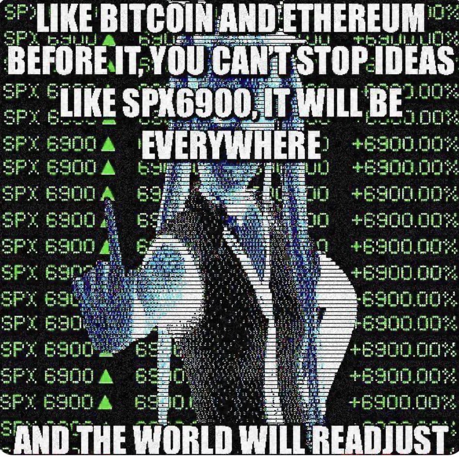 SPX6900 meme image comparing it to Bitcoin and Ethereum