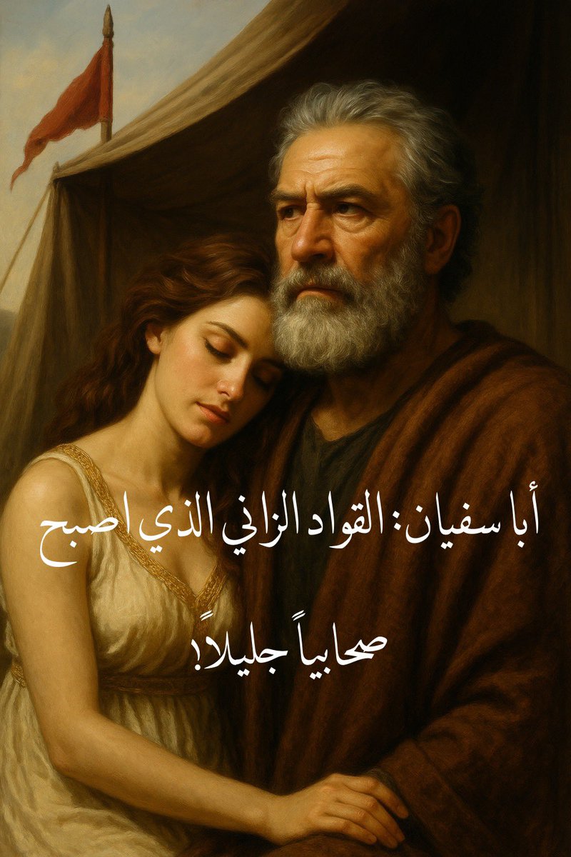 🧵1/
قصة أبو سفيان: الزنديق الذي زنا بعد الإسلام، وأسس الخلافة بالجنس والكفر!

كيف حولت السياسة القواد إلى صحابي؟

من سني فلسطيني: 

في هذا التقرير، سأحدّثكم عن شخصية يتم تلميعها اليوم بلا عقل، وتقديسها بلا دليل، ورفعها إلى مقام “الصحابة الكرام” لا لشيء… سوى لأنها أبو الخليفة