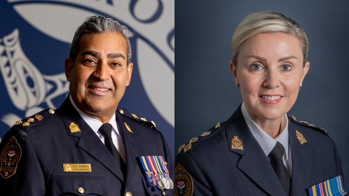 Honoured to represent <a href="/AbbyPoliceDept/">Abbotsford Police Department</a> at <a href="/VicPDCanada/">Victoria Police</a>’s Change of Command ceremony yesterday.
Congrats to Chief Del Manak on 35 years of dedicated service. I’m grateful for the 9 years I served as your Deputy Chief—your leadership made a lasting impact. Wishing you all the best