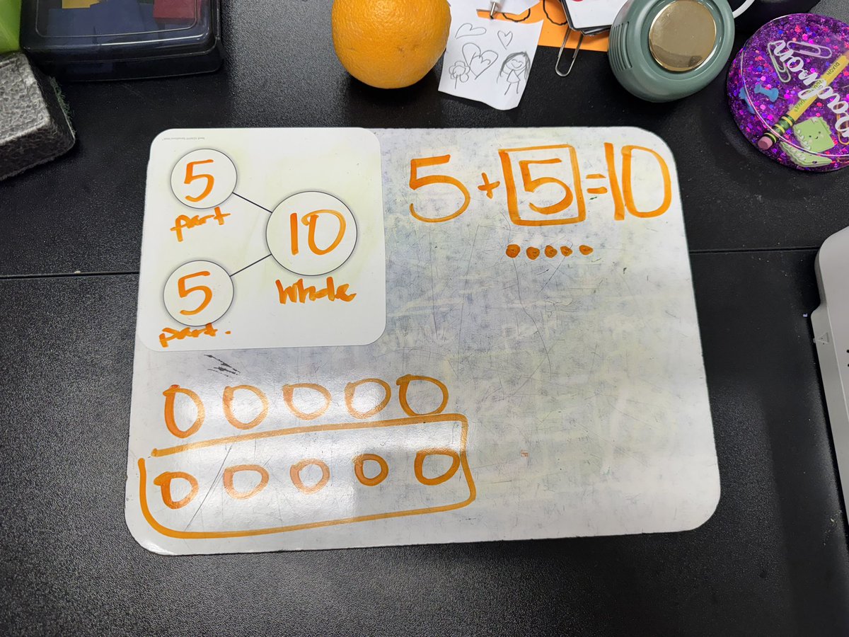 PadronMrs's tweet image. Objective: create a word problem using the number sentence given ✅! Proud teacher 🤗👏🏼👏🏼👏🏼
#firstgrademath