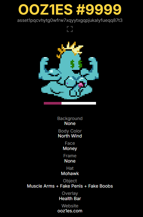 Monster 🐓#ooz1es #cardano #cnft