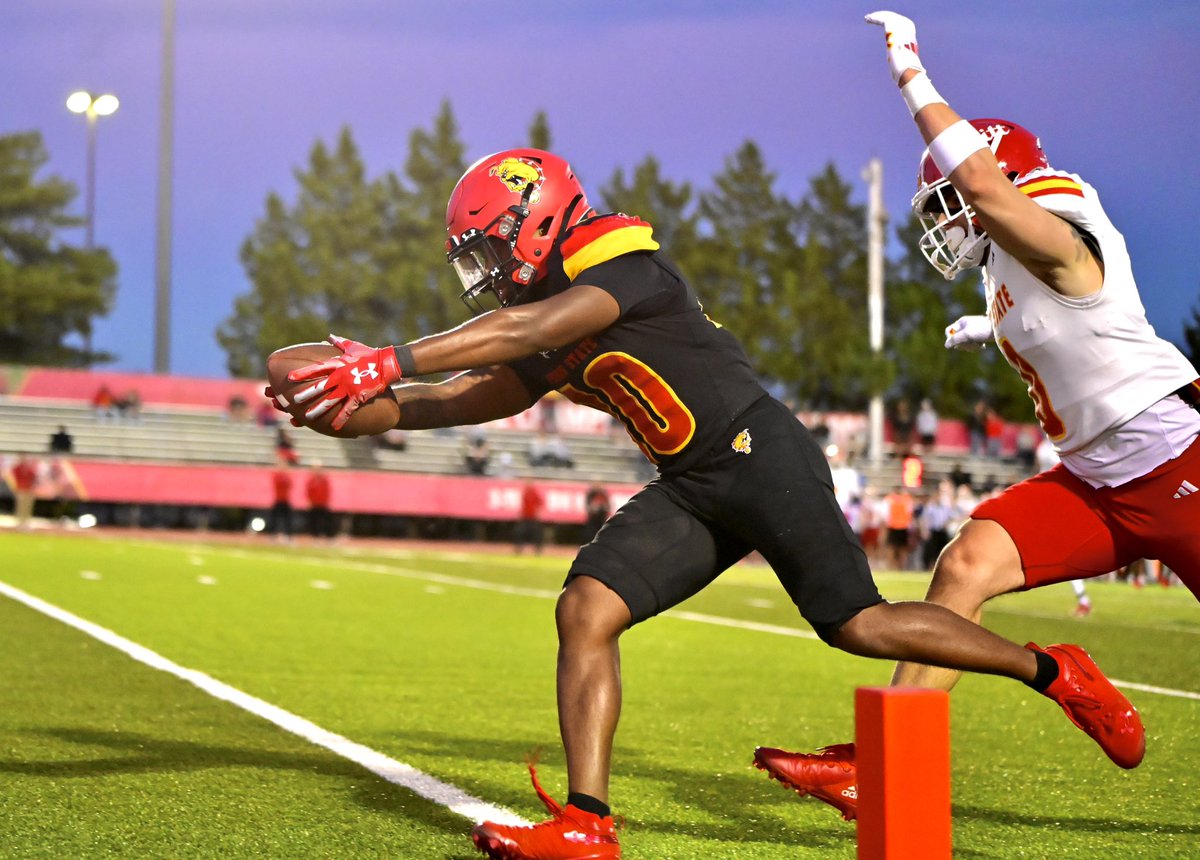 What a night for <a href="/FerrisFootball/">Ferris St. Football</a> . Huge win over <a href="/pittstate/">Pittsburg State</a> in Big Rapids. PC: Kevin T McDermott