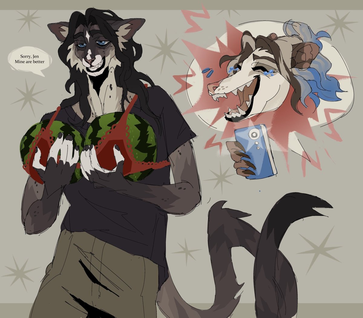 They are kinda dumb but at least happy and unemployed
Gift for <a href="/DOOMCHIK1/">DOOMCHIK</a>