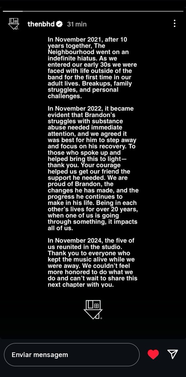 THE NEIGHBORHOOD VAI VOLTAR PORRAA vem 2026