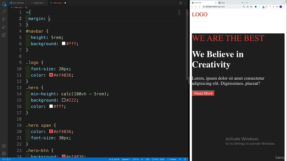 IkeubaPrai33689's tweet image. Day 20 of #30DaysOfCodingChallenge
 I learned about:
- CSS Calc function
- Min and Max height
I was also able to do a little practice project to solidify my knowledge on CSS units.
Glory to God! 🙌
  #WebDevelopment #CSS #CodingJourney
