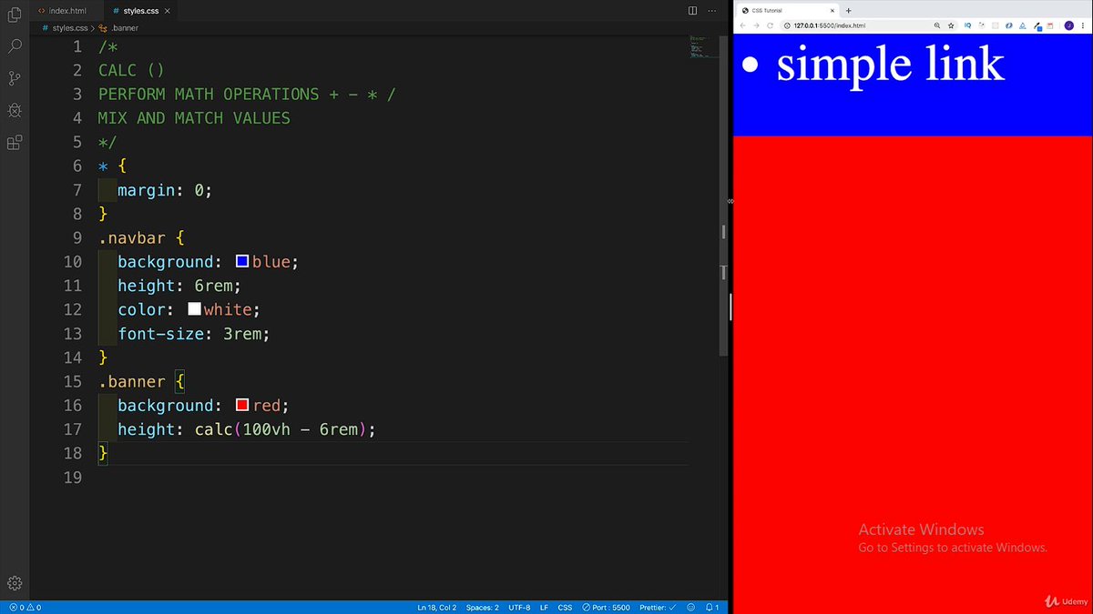 IkeubaPrai33689's tweet image. Day 20 of #30DaysOfCodingChallenge
 I learned about:
- CSS Calc function
- Min and Max height
I was also able to do a little practice project to solidify my knowledge on CSS units.
Glory to God! 🙌
  #WebDevelopment #CSS #CodingJourney
