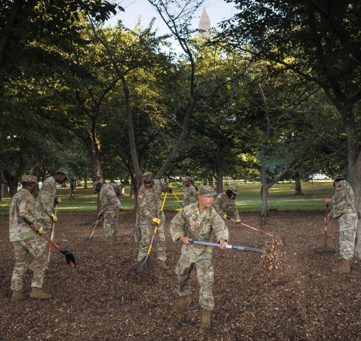 _Marcel_87_'s tweet image. Is the American military now Trump's housemaid? Cleaning parks that are other people's jobs?! What's next? Cleaning #Trump's restrooms?!
American's why are you so weak? Where is your strength that you were so proud of? #FckMAGA #FckTrump #FckVance #FckTrumpRegime