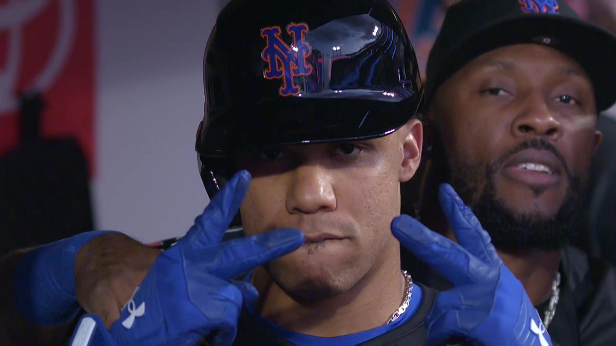 SNY_Mets's tweet image. 33 home runs for Juan Soto ✌️