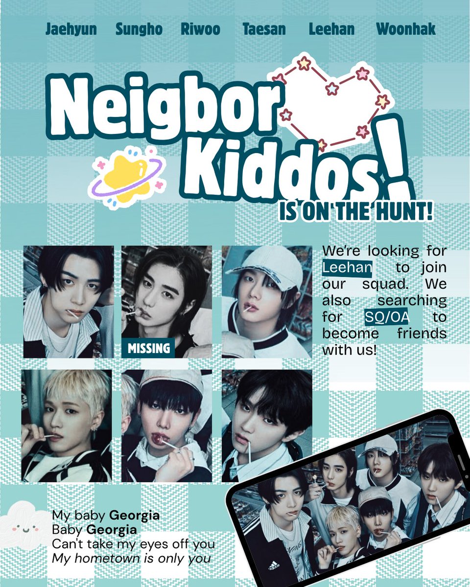 Spread the word with a retweet. 

Calling all! #Missing: The search for 𝗟𝗲𝗲𝗵𝗮𝗻 starts now! Plus, seeking new OA/SQ friendships! Got what it takes? Leave your mark, seats are open. We can’t wait to meet you!