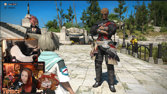 LIVE on #FFXIV  🐉 Super Cousin Time w/ @Dexbonus 🍜 Good Day to !feedme !🎁 ESO Goal Giveaways! 🎁 !gift ☕ #Madrinas !coffee twitch.tv/tirinei