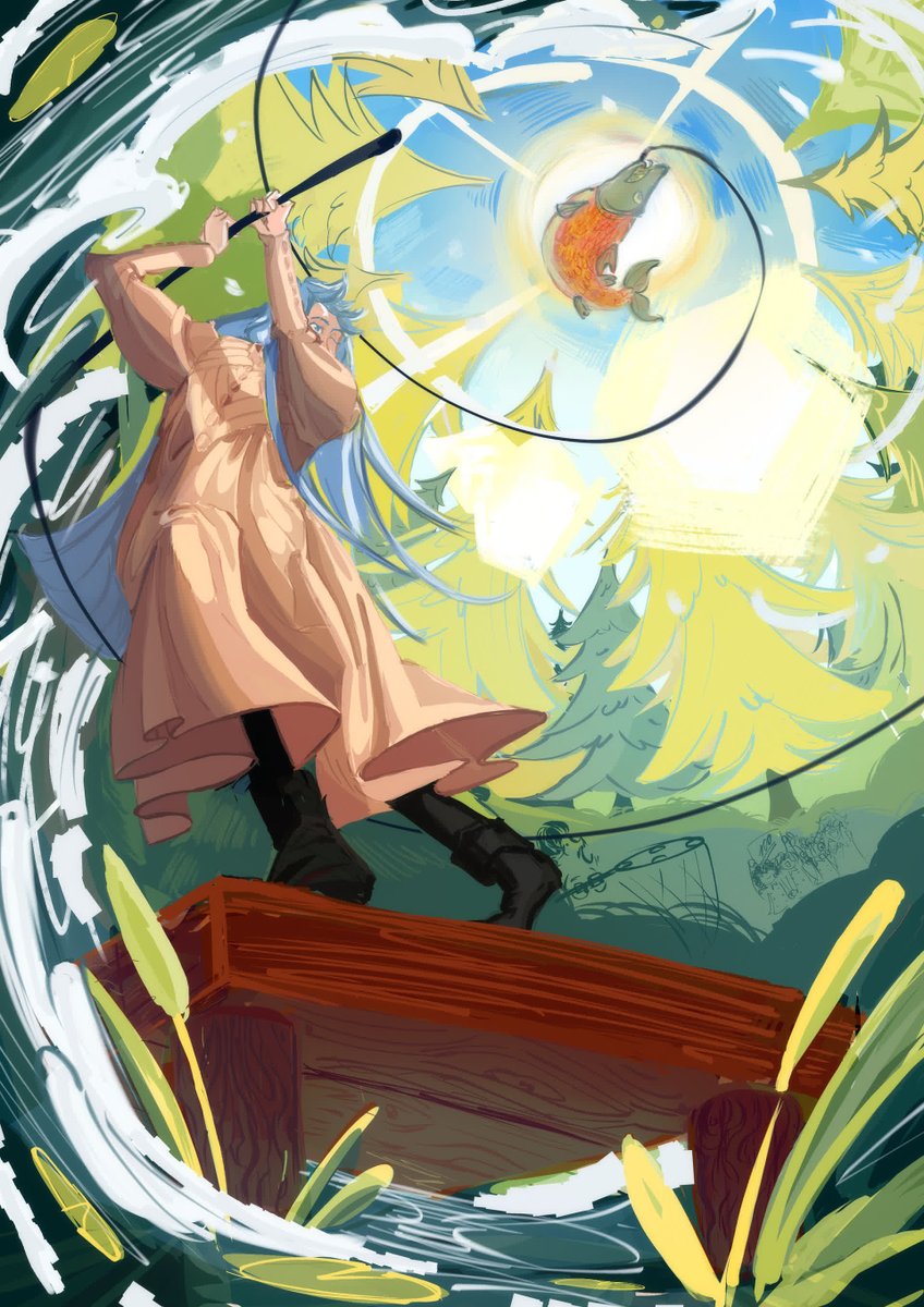Tom Major (@tommaj0r) on Twitter photo One of my pieces for <a href="/whaspellszine/">Surfin Spells: a Witch Hat Atelier Zine</a>
#WitchHatAtelier #Δ帽子 #とんがり帽子のアト One of my pieces for <a href="/whaspellszine/">Surfin Spells: a Witch Hat Atelier Zine</a>
#WitchHatAtelier #Δ帽子 #とんがり帽子のアト