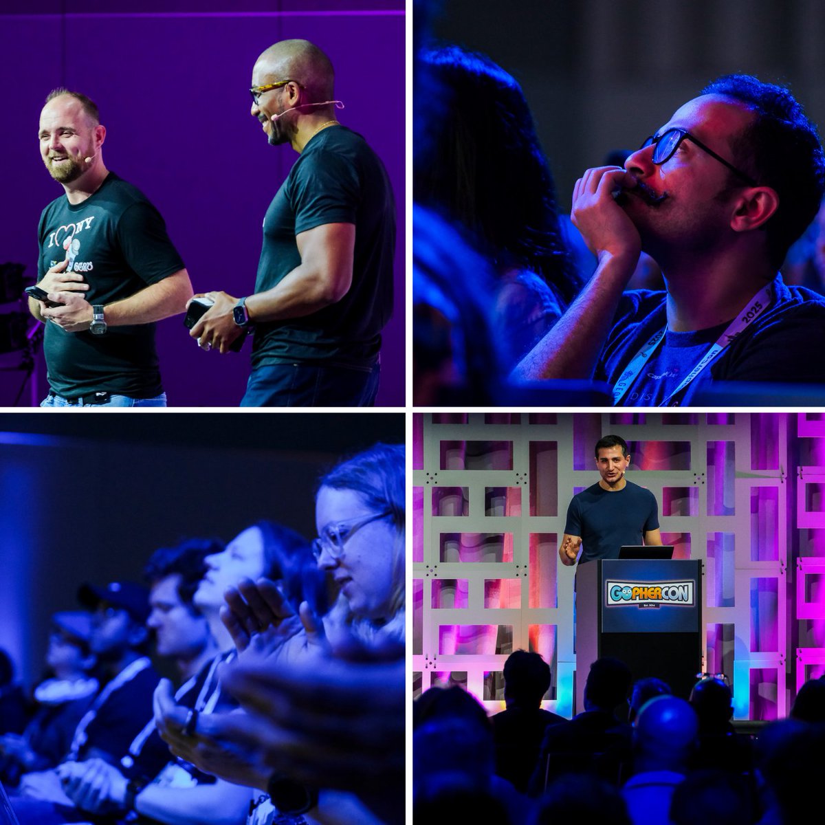 GopherCon's tweet image. Thank you for making #GopherCon 2025 truly unforgettable! Gophers, YOU are the heart of this amazing community. 

A huge shoutout to attendees, speakers, workshop leaders, sponsors, and everyone who made this year’s event spectacular. Here’s to the connections, knowledge, and…