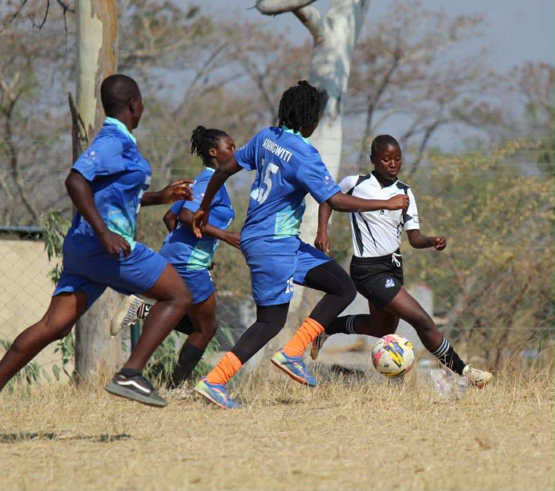 END OF DAY 1 UPDATE: Congratulations MTC Sirens(white shirts) for winning all your group and quarterfinal matches to earn a semifinal spot in the Girls&amp;Goals Soccer Tournament! Go Sirens! #UpliftingRuralgirls #EndingChildMarriages <a href="/makachikowero/">Maka Chikowero</a> <a href="/Dreambigld/">Dream Big!</a>