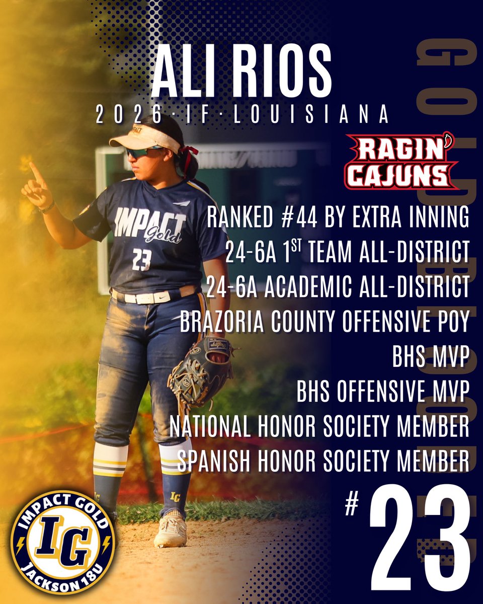 Impact Gold Jackson 18U🥎 tweet media