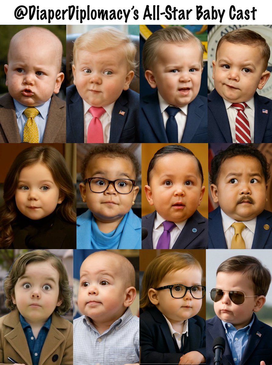 <a href="/DiaperDiplomacy/">DiaperDiplomacy</a> Baby Tom Homan roasts Baby Gavin Newsom in <a href="/DiaperDiplomacy/">DiaperDiplomacy</a>'s Latest Masterpiece. His Babies facial expressions are guaranteed to make your Heart Smile. 👶🍼🥰😍