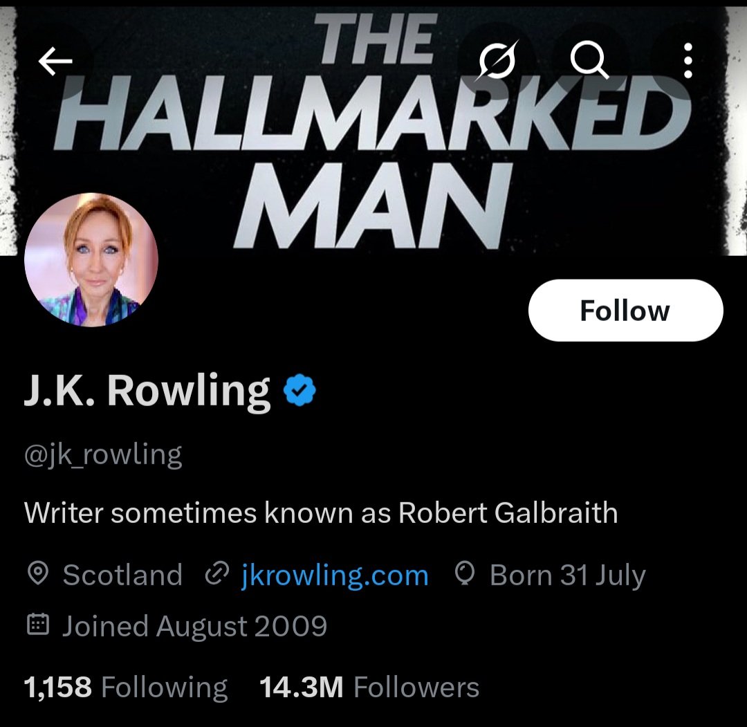 KC4J's tweet photo. @jk_rowling And I will never understand your obsession, unless you're trans? The signs are there 😆 https://t.co/xJNWPdftUF