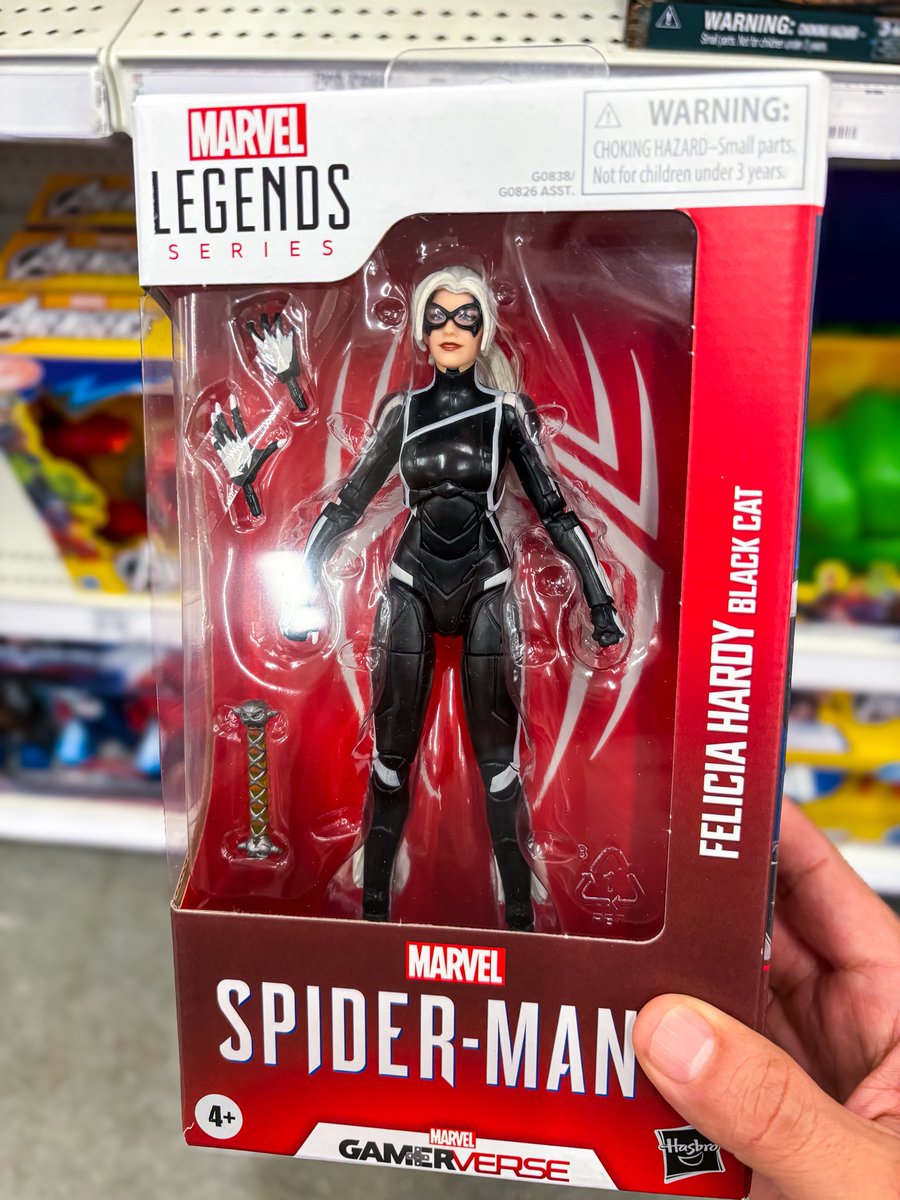 ColorlessTune's tweet image. Wasn’t really looking for this one, but why not!  

#Hasbro #MarvelLegends #Marvel #Gamerverse #MarvelGamerverse #MarvelLegendsGamerverse #BlackCat #FeleciaHardy #SpiderMan #SpiderMan2 #ToyHaul