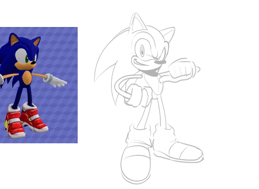 SA2 sonic doodle