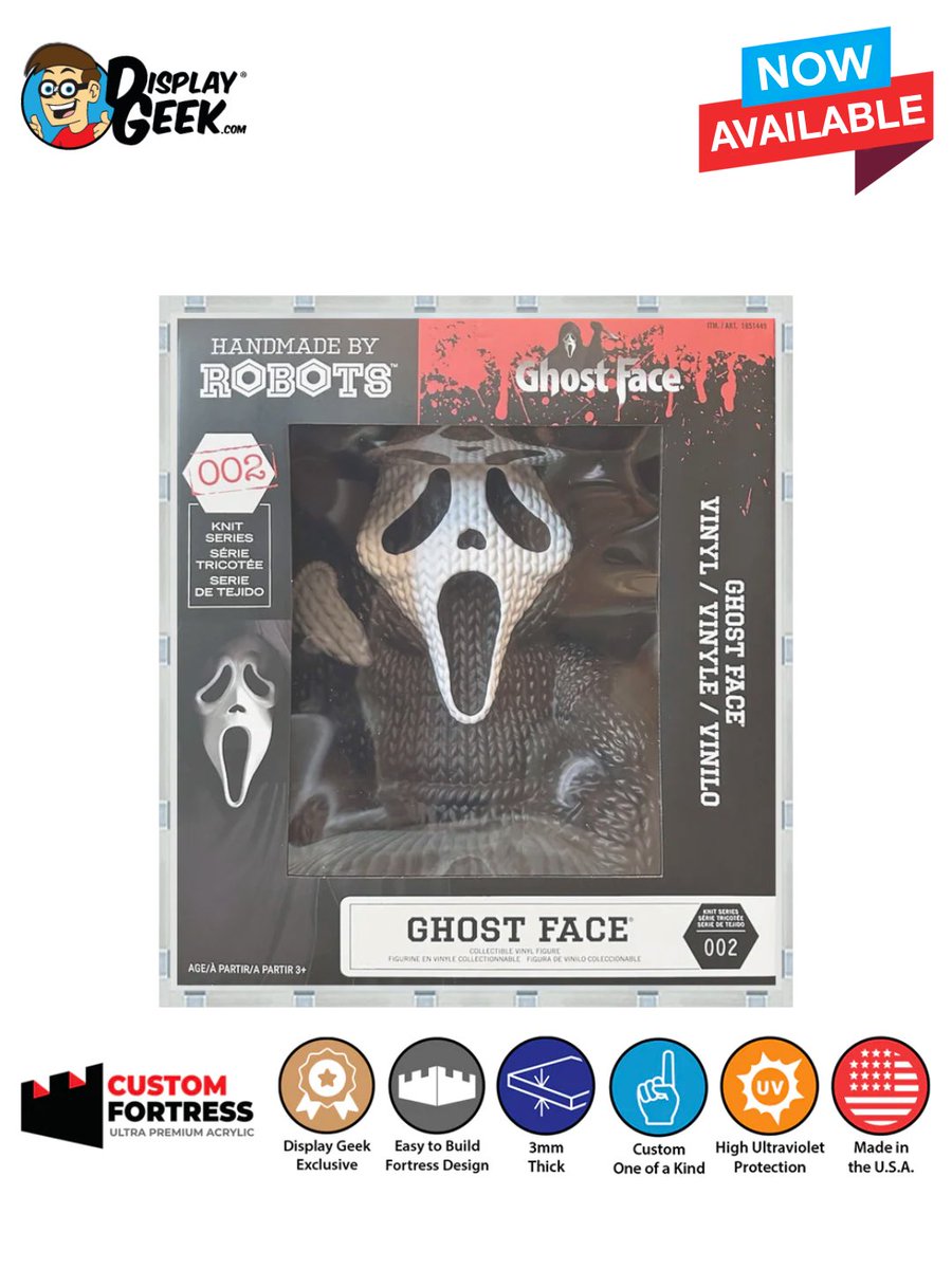 DisplayGeek's tweet image. Acrylic case size confirmed and in stock: Costco Exclusive Handmade by Robots Mega Size Knit Series Figures (Now in 3mm Custom Acrylic!) here: displaygeek.com/collections/pr…

#DisplayGeek #HandmadebyRobots #HMBR #Horror #Halloween #CostcoFinds #PopFortress