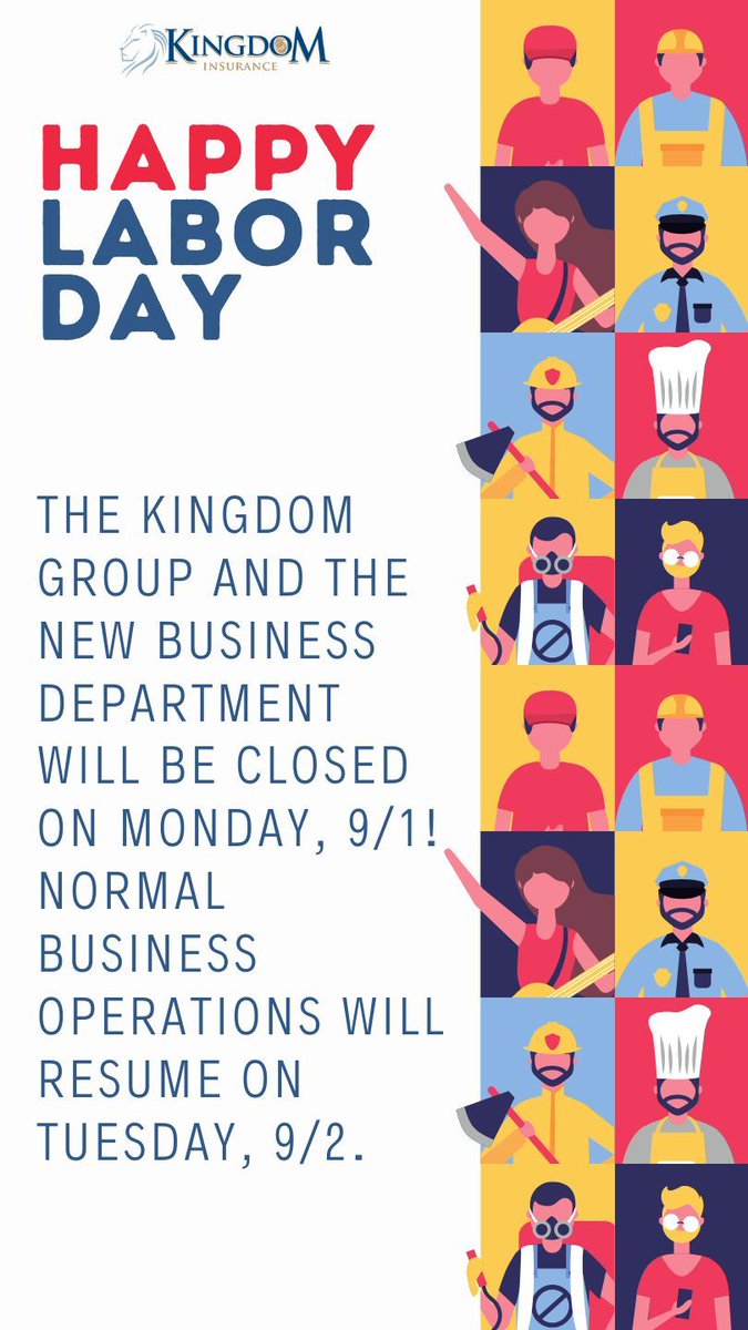 Nick10831316's tweet image. Just a quick note! We’re taking a break to honor Labor Day, so our doors will be closed on Monday, September 1st. Enjoy the extended weekend and stay safe! #laborday #extendedweekend #closedforholiday