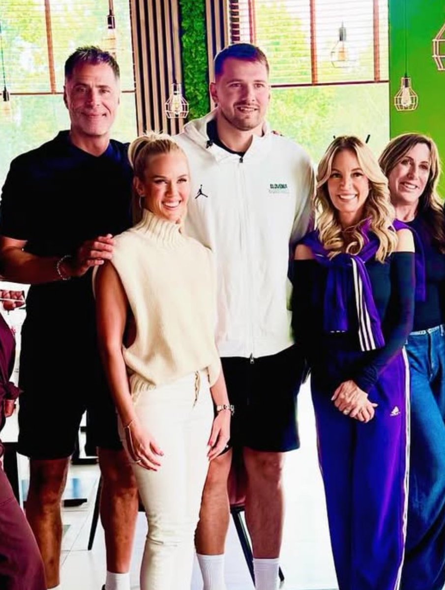 Jeanie Buss &amp; Pelinka really flew out to Poland to support Luka 😭

Bro is NEVER leaving the Lakers 😂💜