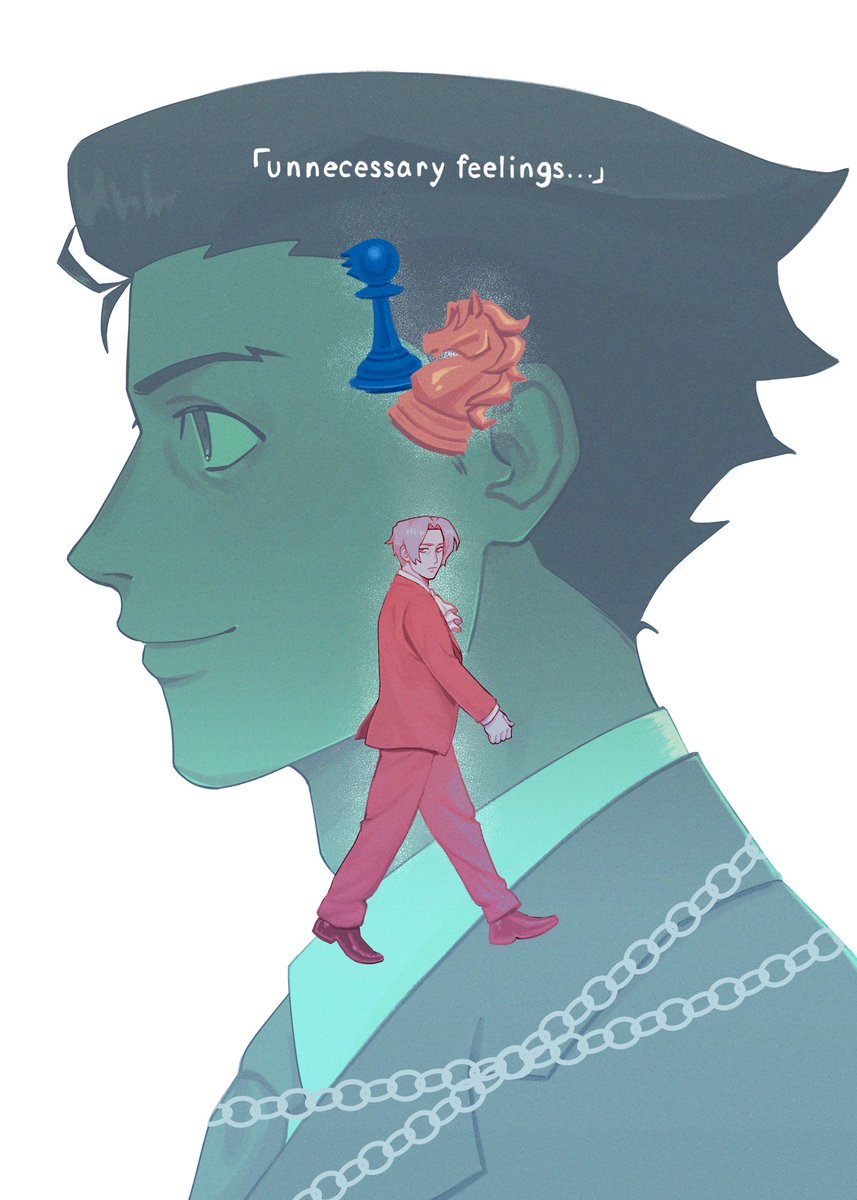 This piece is over a year old but I still wanted to post it on this account :"D narumitsu yayy #AceAttorney