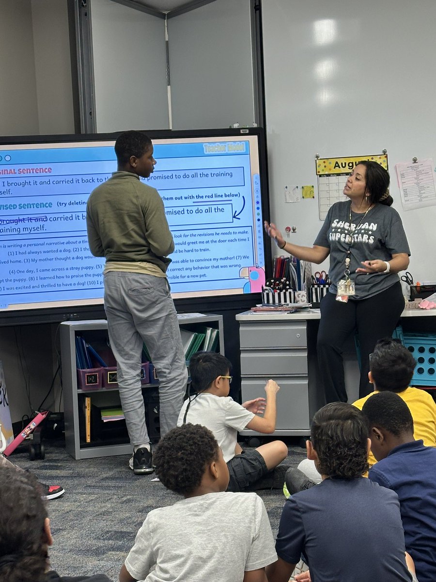 Just a little Revision to start my day! Our 5th graders sowing their skills 1st thing in the morning 💡