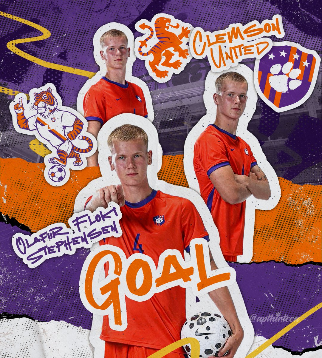 GOOOALLL!!!! Ransford’s free kick goes off the crossbar, but Floki is there to head it in for his first goal as a Tiger!
