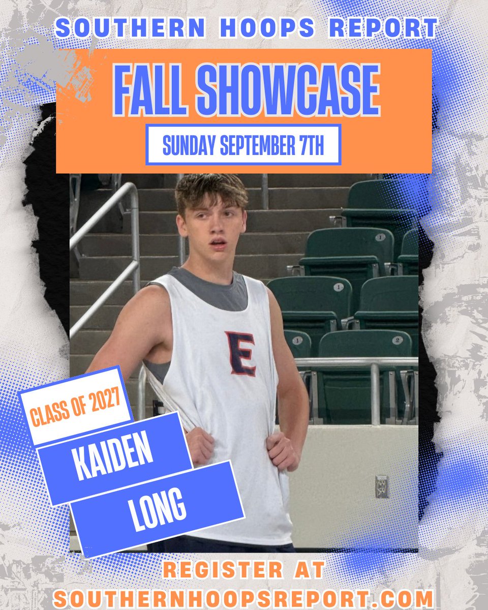 Southern Hoops Report FALL Showcase

2027 Kaiden Long (<a href="/EastForsyth_MBB/">East Forsyth Men’s Basketball</a>)
has has locked his spot in!
🗓️SUNDAY September 7th

-Top Competition
-National/Local Media
-Highlight Tapes/Write ups

Join Him:
southernhoopsreport.com/shreportshowca…